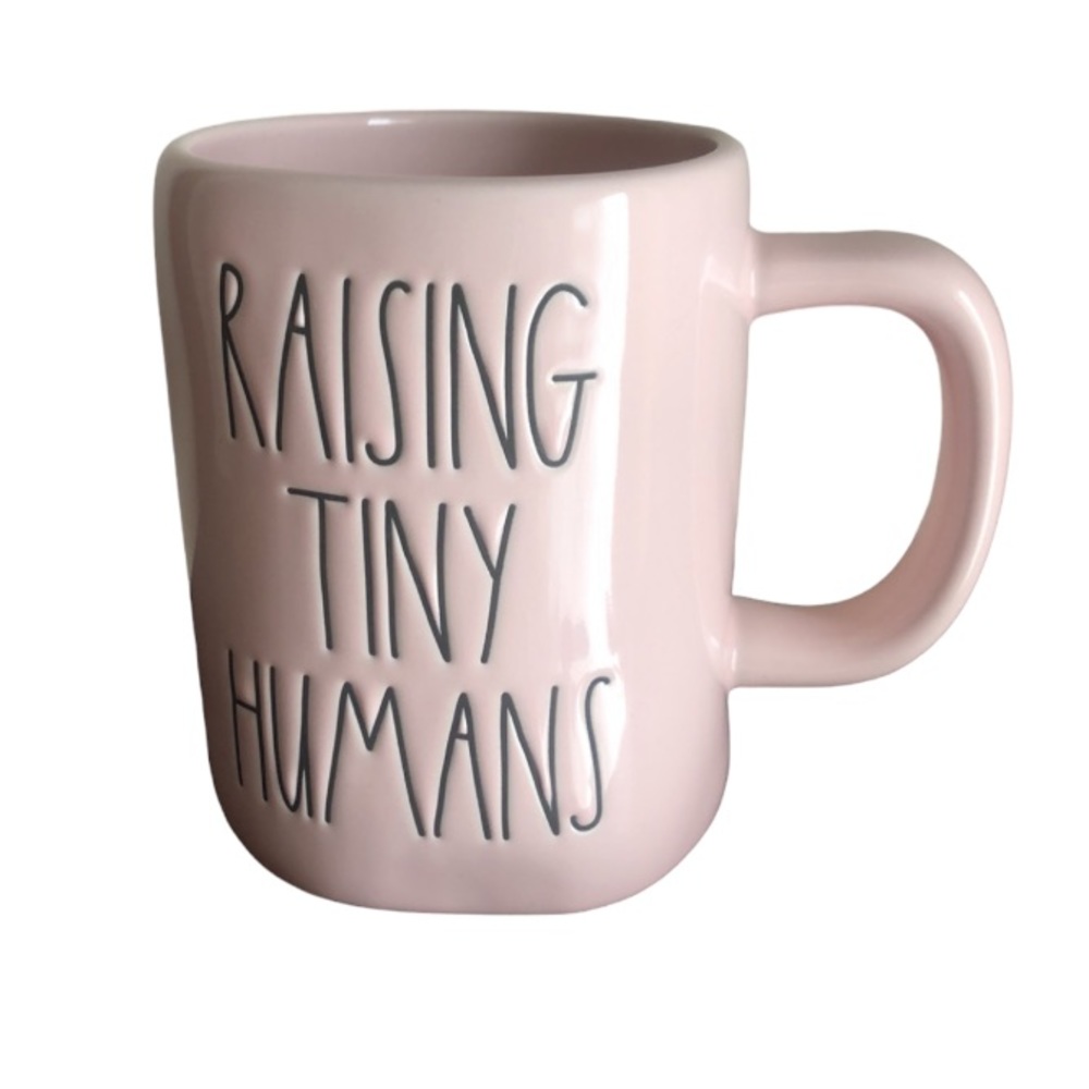 Rae Dunn RAISING TINY HUMANS Coffee Mug